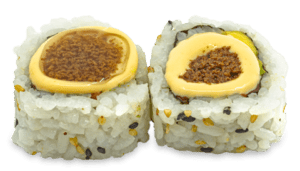 Uramaki de atún con trufa